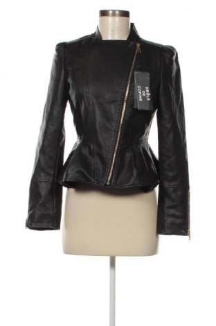 Dámska kožená bunda  Drole De Copine, Veľkosť M, Farba Čierna, Cena  35,83 €
