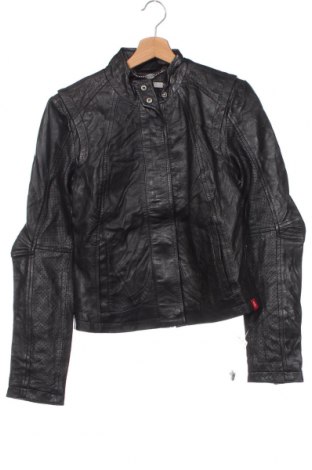 Γυναικείο δερμάτινο μπουφάν Edc By Esprit, Μέγεθος XS, Χρώμα Μαύρο, Τιμή 73,00 €