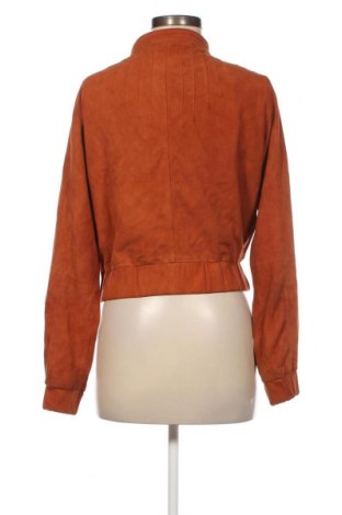 Damen Lederjacke Ganni, Größe S, Farbe Orange, Preis € 180,37