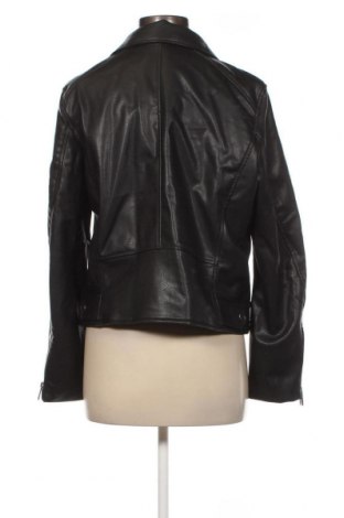 Дамско кожено яке H&M, Размер XL, Цвят Черен, Цена 49,00 лв.