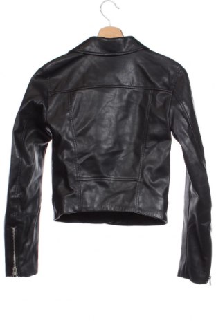 Dámska kožená bunda  H&M Divided, Veľkosť XXS, Farba Čierna, Cena  27,78 €