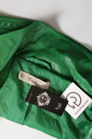 Dámska kožená bunda  K.zell, Veľkosť L, Farba Zelená, Cena  58,40 €