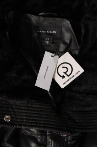 Dámska kožená bunda  Karen Millen, Veľkosť M, Farba Čierna, Cena  83,25 €