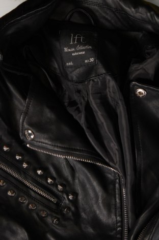 Dámska kožená bunda  Lefties, Veľkosť L, Farba Čierna, Cena  18,06 €