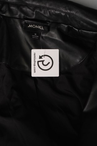 Γυναικείο δερμάτινο μπουφάν Monki, Μέγεθος M, Χρώμα Μαύρο, Τιμή 27,84 €
