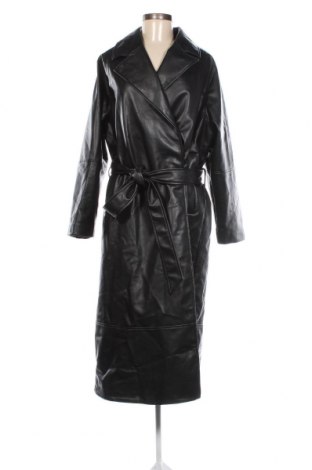 Γυναικείο δερμάτινο μπουφάν Monki, Μέγεθος M, Χρώμα Μαύρο, Τιμή 27,84 €