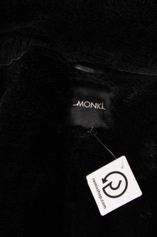 Дамско кожено яке Monki, Размер S, Цвят Черен, Цена 27,00 лв.