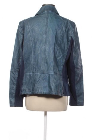 Damen Lederjacke Ms Mode, Größe XXL, Farbe Blau, Preis 28,99 €