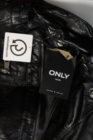 Dámska kožená bunda  ONLY, Veľkosť S, Farba Čierna, Cena  80,57 €