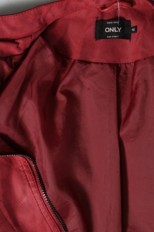 Damen Lederjacke ONLY, Größe L, Farbe Rot, Preis € 22,82