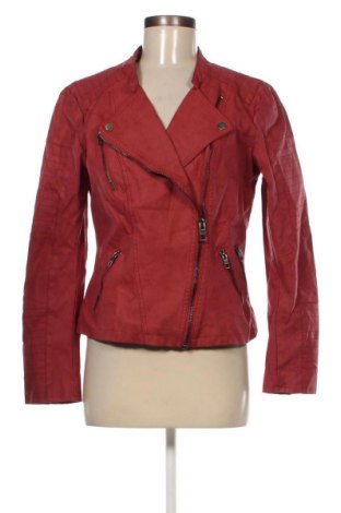 Γυναικείο δερμάτινο μπουφάν ONLY, Μέγεθος L, Χρώμα Κόκκινο, Τιμή 25,36 €