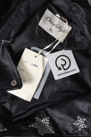 Dámska kožená bunda  Orice Style, Veľkosť XL, Farba Čierna, Cena  23,81 €