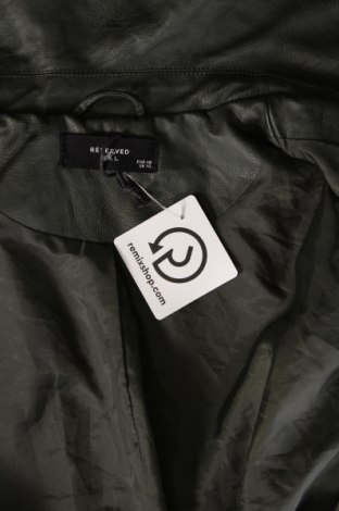 Damen Lederjacke Reserved, Größe M, Farbe Grün, Preis € 34,10