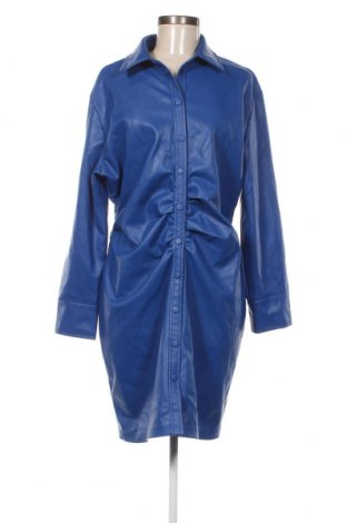 Γυναικείο δερμάτινο μπουφάν Reserved, Μέγεθος XL, Χρώμα Μπλέ, Τιμή 30,31 €