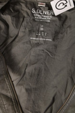Dámska kožená bunda  S.Oliver, Veľkosť M, Farba Sivá, Cena  17,86 €