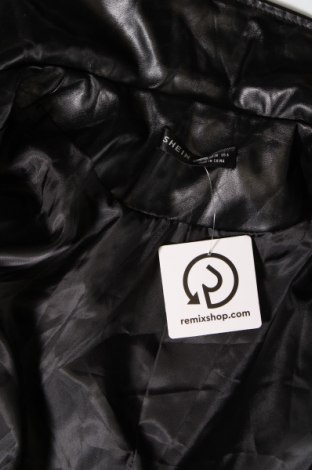 Dámská kožená bunda  SHEIN, Velikost M, Barva Černá, Cena  234,00 Kč
