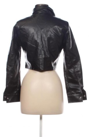 Damen Lederjacke SHEIN, Größe S, Farbe Schwarz, Preis 20,46 €