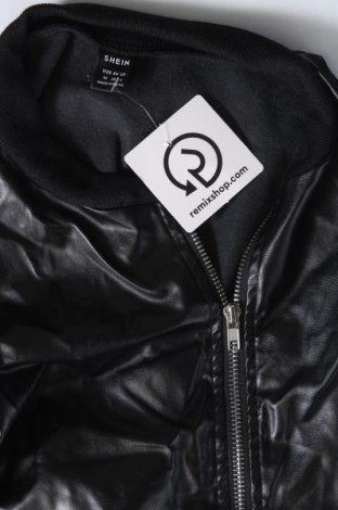 Dámska kožená bunda  SHEIN, Veľkosť M, Farba Čierna, Cena  9,72 €