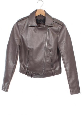 Damen Lederjacke Sinsay, Größe XXS, Farbe Grau, Preis 12,03 €