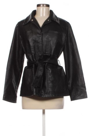 Dámska kožená bunda  Threadbare, Veľkosť M, Farba Čierna, Cena  27,78 €