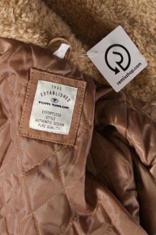 Dámska kožená bunda  Tom Tailor, Veľkosť S, Farba Béžová, Cena  40,54 €