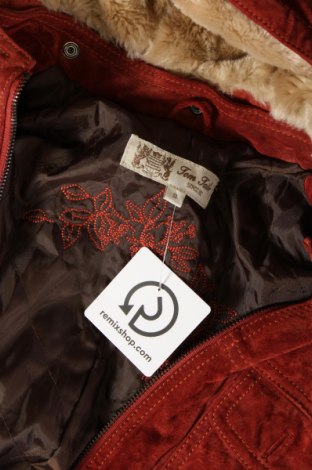 Dámska kožená bunda  Tom Tailor, Veľkosť S, Farba Červená, Cena  40,54 €