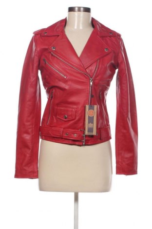 Γυναικείο δερμάτινο μπουφάν URBAN 5884, Μέγεθος S, Χρώμα Κόκκινο, Τιμή 100,82 €
