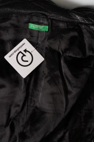 Dámska kožená bunda  United Colors Of Benetton, Veľkosť XL, Farba Čierna, Cena  81,08 €