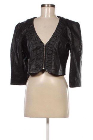 Dámska kožená bunda  VILA, Veľkosť L, Farba Čierna, Cena  18,60 €