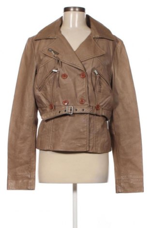 Dámska kožená bunda  Vero Moda, Veľkosť XL, Farba Béžová, Cena  25,73 €