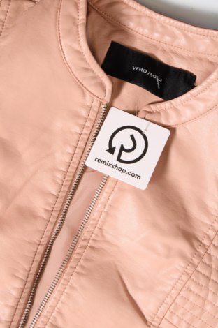 Dámská kožená bunda  Vero Moda, Velikost S, Barva Růžová, Cena  654,00 Kč