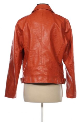 Дамско кожено яке Yessica, Размер XL, Цвят Оранжев, Цена 49,00 лв.
