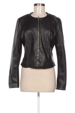 Γυναικείο δερμάτινο μπουφάν Zara, Μέγεθος XL, Χρώμα Μαύρο, Τιμή 20,97 €