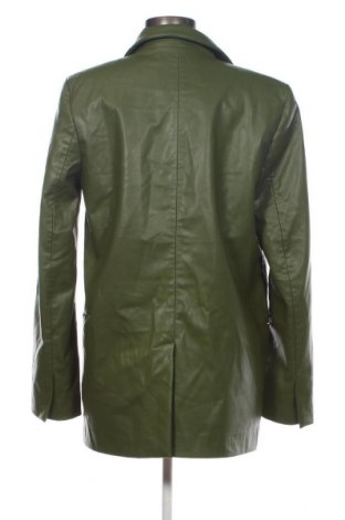 Γυναικείο δερμάτινο μπουφάν Zara, Μέγεθος M, Χρώμα Πράσινο, Τιμή 25,36 €