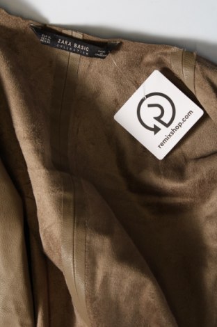 Γυναικείο δερμάτινο μπουφάν Zara, Μέγεθος XL, Χρώμα Καφέ, Τιμή 12,68 €