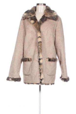 Дамско палто, Размер L, Цвят Бежов, Цена 29,96 лв.