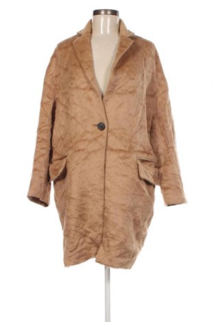Дамско палто, Размер M, Цвят Бежов, Цена 26,75 лв.