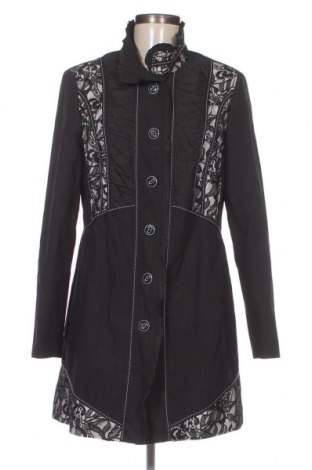 Дамско палто Alfredo Pauly, Размер M, Цвят Черен, Цена 25,81 лв.