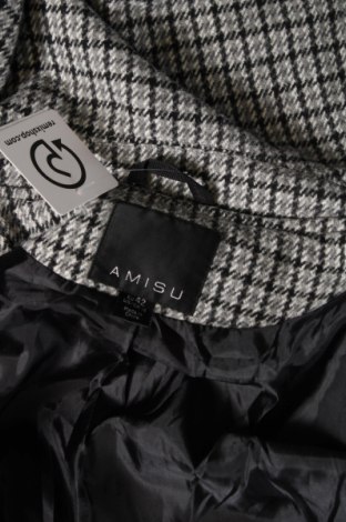 Дамско палто Amisu, Размер L, Цвят Сив, Цена 29,96 лв.