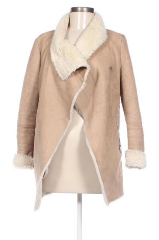Γυναικείο παλτό Bershka, Μέγεθος S, Χρώμα  Μπέζ, Τιμή 13,90 €