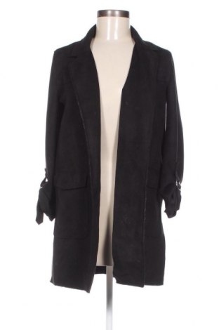 Дамско палто Bershka, Размер XS, Цвят Черен, Цена 9,60 лв.