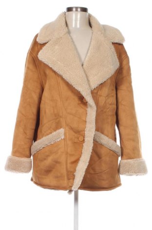 Дамско палто Bershka, Размер M, Цвят Кафяв, Цена 64,20 лв.