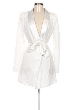 Γυναικείο παλτό Boohoo, Μέγεθος S, Χρώμα Λευκό, Τιμή 32,73 €