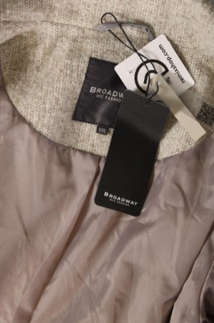 Γυναικείο παλτό Broadway, Μέγεθος XXL, Χρώμα  Μπέζ, Τιμή 47,88 €