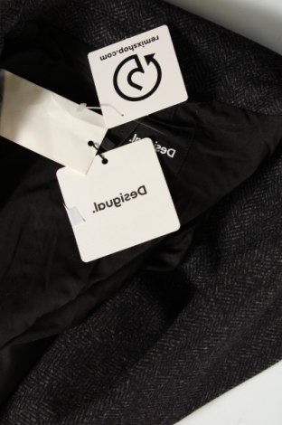 Γυναικείο παλτό Desigual, Μέγεθος L, Χρώμα Γκρί, Τιμή 98,76 €
