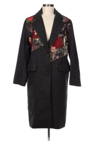 Γυναικείο παλτό Desigual, Μέγεθος M, Χρώμα Γκρί, Τιμή 148,15 €