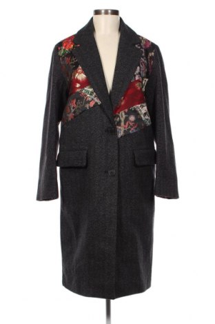 Дамско палто Desigual, Размер S, Цвят Сив, Цена 191,60 лв.