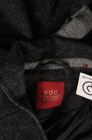 Дамско палто Edc By Esprit, Размер L, Цвят Сив, Цена 27,65 лв.