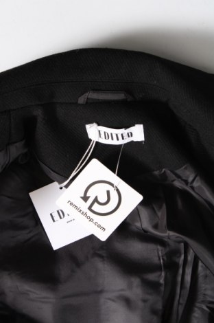 Γυναικείο παλτό Edited, Μέγεθος S, Χρώμα Μαύρο, Τιμή 59,36 €