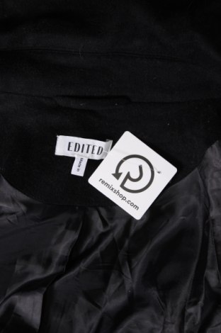 Дамско палто Edited, Размер L, Цвят Черен, Цена 177,99 лв.